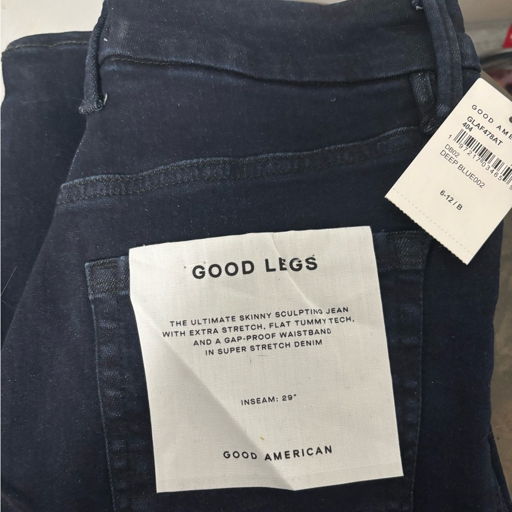 Good American Good Legs Always Fits skinny jeans for sizes 6 8 10 12